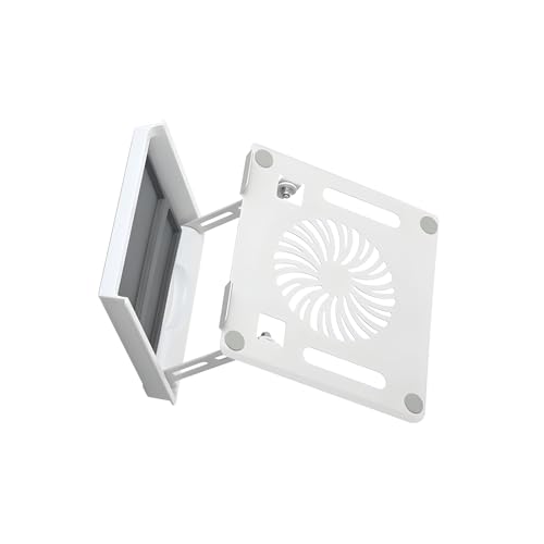 Soporte para portátil magnético con ventilador y almacenamiento miniatura 6