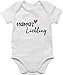 Shirtracer Muttertagsgeschenk Mama Geschenk Baby - Mamas Liebling - 12/18 Monate - Weiß - Muttertag - BZ10 - Baby Body Kurzarm für Jungen und Mädchen