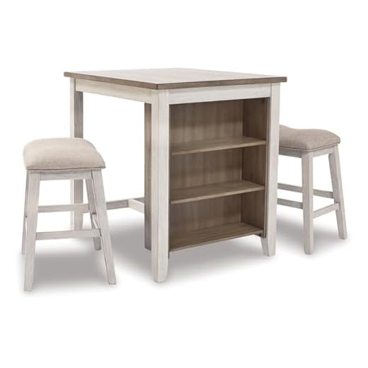 Ashley Skempton 3 Piece Counter Height Set