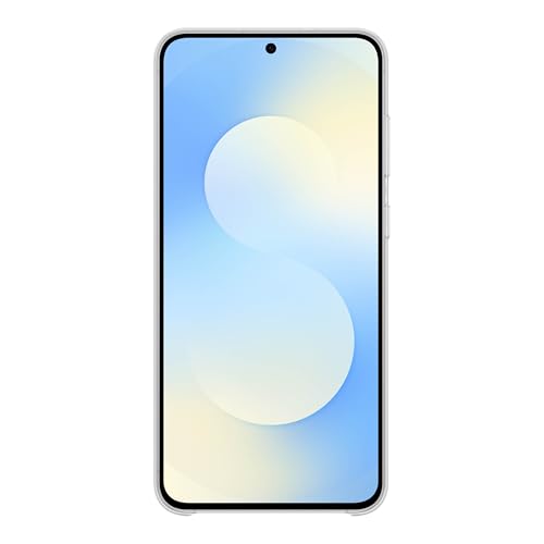 Image of SAMSUNG Galaxy S25 FE Standing Grip Phone Case, Protective Cover with Stand, Hands Free, Secure Grip, Soft, Comfortable Design, US Version, Light Blue