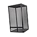 Bothyi Snake Alumuninum Reptile Terrarium Container Portable 360° Observation Case Chameleons Housing Tank, 45x45x80cm