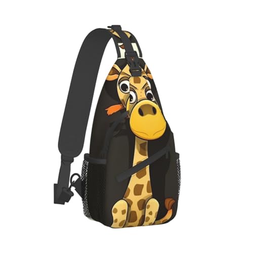 Sling Bag para Hombre y Mujer con Diseño de Jirafa miniatura 3