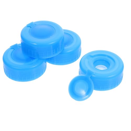 CONGARTENO 4 Piezas Tapones Reutilizables para Jarras de Agua de Tapón de Resistente y Antigoteo para Botellas Deportivas y Contenedores de Agua