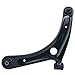 Detroit Axle - 6pc Front End Control Arms Kit for 2007-2012 Dodge Caliber, 2007-2017 Jeep Compass Patriot, 2 Lower Control Arms w/Ball Joint 2 Outer Tie Rods 2 Sway Bars Replacement