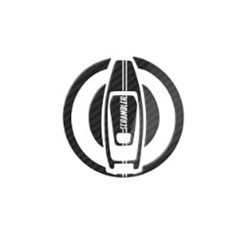 Protection réservoir aspect fibre de carbone pour Ducati