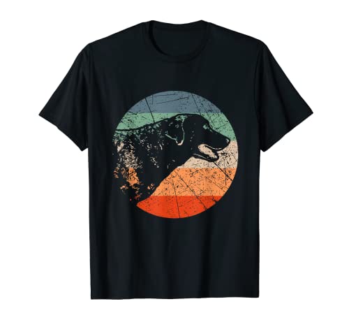 Retrò Cane Silhouette - Chesapeake Bay Retriever Maglietta