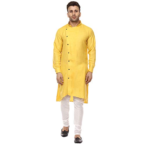 Men's Cotton Khadi Regular Kurta