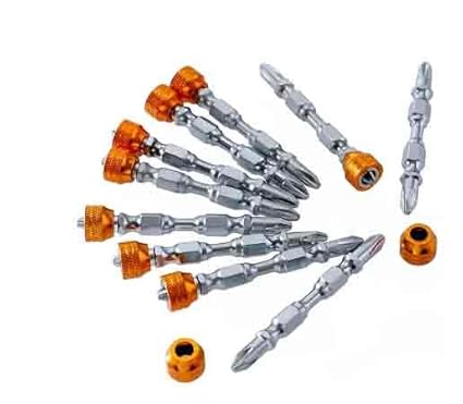 Durable Screwdrivers Bit 5pcs 65mm Cross Screwdriver Bits For Electric Drills10Pcs Magnetic Screwdriver Bit Cross Double Head Electric Screwdriver Bit Magnetic Bit Is Suitable For Drilling Wall Screws