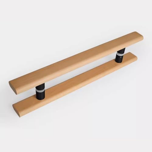 Manija de puerta de madera, manijas deslizantes de granero con accesorios de montaje, diseño antideslizante y antidesprendimiento para tienda, banco, hotel y cocina