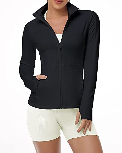 Vutru Women's Workout Yoga Jacket Full Zip Running Track Jacket #TOP5