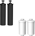 Filterlogic NSF/ANSI 42&372 Certified Water Filter, Replacement for Berkey® BB9-2® Black Purification Elements and Berkey® Gravity Filter System