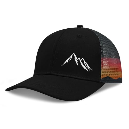 Mountain Baseball Cap - Adjustable Outdoor Hat
