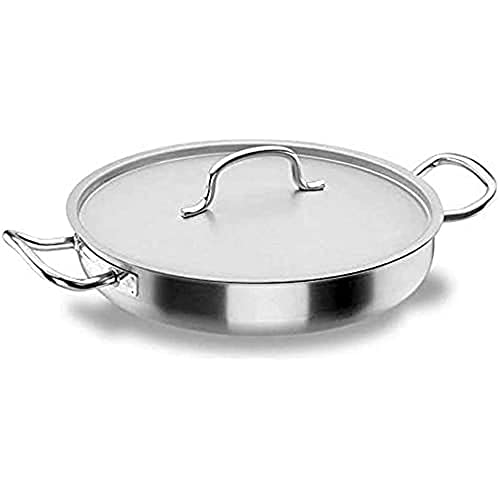 Lacor - 50645 - Paellera con Tapa Chef-Classic Inox. 45cm