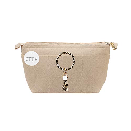 Purse organizer insert, tote organizer with zipper, purse organiz…