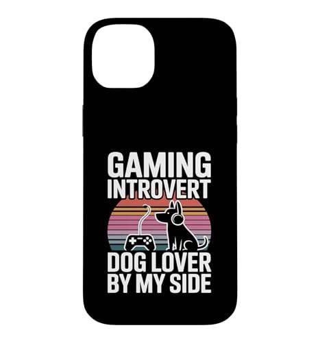 Gaming Inrovert Dog Lover By My Side �X�}�z�P�[�X iPhone 14 Plus �p