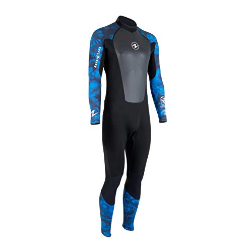 Aqualung HydroFlex 3mm Traje de Buceo Hombre, Azul Camuflaje miniatura 3