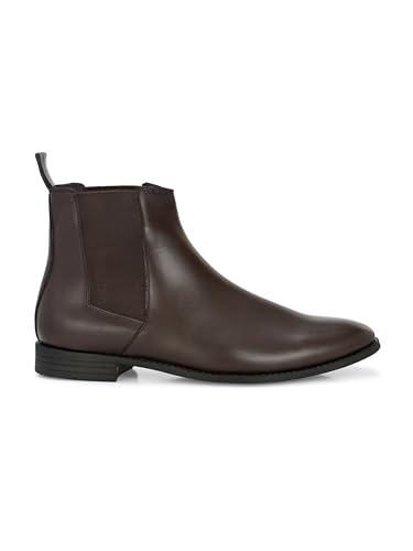 Image of EL PASO Men Faux Leather Casual Chelsea Boots