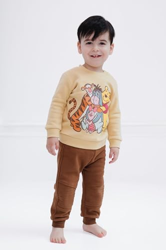 Image of Disney Christmas Fleece Sweatshirt and Pants Outfit Set Newborn to Big Kid Sizes (Newborn - 10-12)