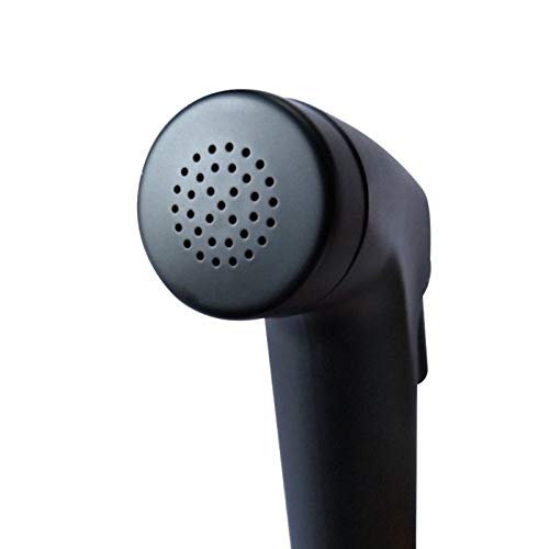 Bidé de mano negro de diseño resistente con manguera flexible de ducha 6