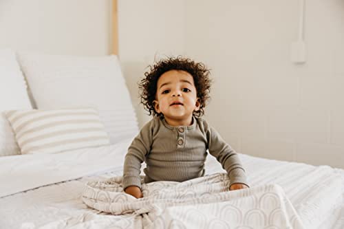 Image of Copper Pearl Swaddle Blankets for Newborns | Soft Stretchy Receiving Blankets for Boys and Girls | Large 46 x 46 Inch Baby Blankets | Lightweight and Breathable Swaddles | Bliss
