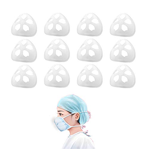 3D Bracket 12PCS XL Size Lipstick Protection Cool Mask Bracket Inner Support for Summer for Running for Kids… (12XL)