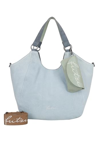 Sac de courses grand format Fritzi aus Preussen denim délavé élégant