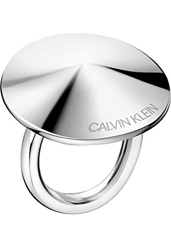 Preisvergleich Produktbild Calvin Klein Damen-Damenring Spinner Edelstahl 58 Silber 32010018