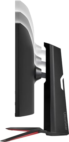 Image of LG Ultragear QHD 34 inch Curved Gaming Monitor, 160Hz, 5ms, 21:9 (3440x1440) VA with HDR 10 Compatibility, AMD FreeSync Premium, with 5ave HDMI Cable