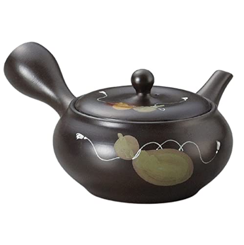 J-kitchens 常滑焼 急須 日本製 スタイリッシュ 伝統的 ナチュラル 290cc (深蒸し/さわやか網)