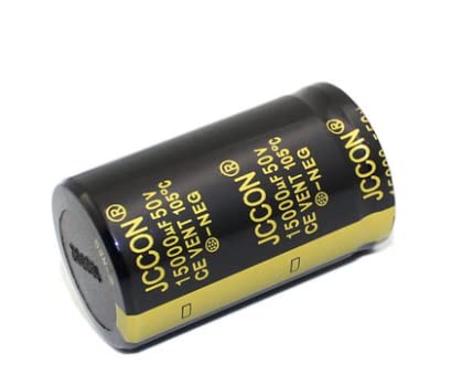 2PC 15000uf 50v JCCON Black Gold Audio Power Amplifier Filter Manufacturer Direct Selling electrolytic Capacitor 30x50