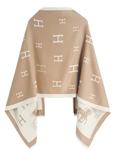 Women's Reversible Pashmina Shawl Wrap for Women Big Scarf Holiday Gifts With Gift Box2