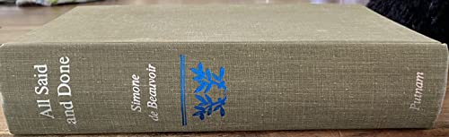 All Said and Done 0399112510 Book Cover