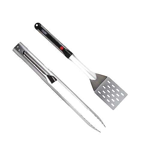 Grill Light Grill Spatula & Tongs Grilling Set | Restaurant Grade Stainless Steel