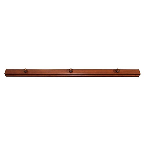 Image of RRD Quilt Hanger for Wall for Display (96 inch) Amish Made Wooden Quilt Rack Wall Mount - Rustic Tapestry Quilt Wall Hangers (Cherry Wood, Cherry Stain)