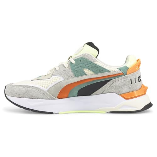 PUMA Mens Mirage Sport Layers Lace Up Sneakers Shoes Casual - Grey, Orange, White3