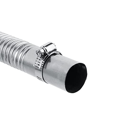 Image of color tree Stainless Steel Exhaust Pipe 1 Inch 2.5CM ID Parking Air Heater Fuel Tank Diesel Gas Vent Hose Length 47.2Inch 120CM