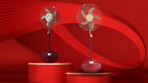 Image of Exxelo (16 Inches Bullet Fan /Farata Fan /Pedestal Fan with Ventilation exhaust fan 9 inch For Indoor And Outdoor, Kitchen With Heavy Weight Non-Stick Electric Dry Iron Press With 1 Year Warranty