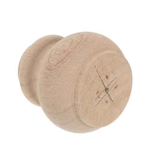 CTIRCHIU Pata de Sofá de Madera Maciza Redonda D 8x8 Cm Pata para Muebles Estilo Francés para Mesa y Sofá para Muebles Soporte Estable para Hogar