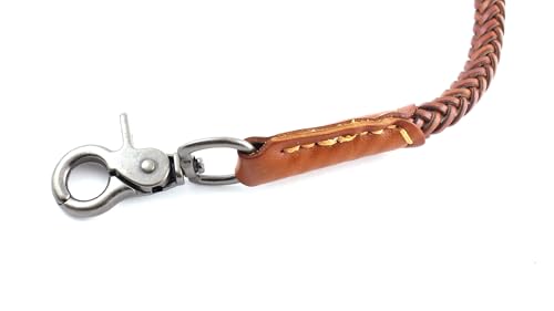 Chaîne de portefeuille en acier durable et finitions cuir de style - 5