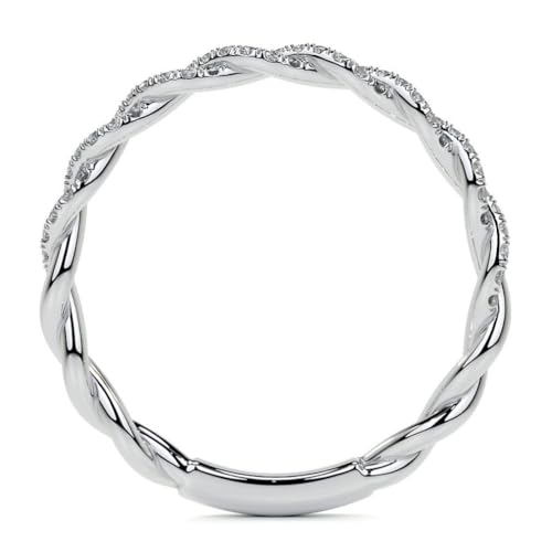 1CT-3CT Round Cut Moissanite Wedding Ring Set for Women Halo Bridal Handmade Ring, Promise Eternity Sterling Silver Solid Gold Diamond Solitaire 4-Prong Ring4