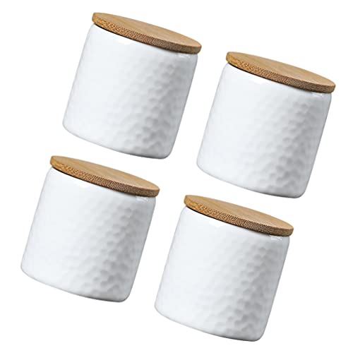 Cabilock Pote de chá de cerâmica vintage estilo chinês, pote de armazenamento de chá, lata de chá, r