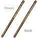 Japanese Shinobue Flute 7/8 Hon Handmade Bamboo Flute Musical Instrument (7Hon with red line)