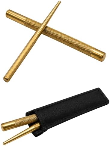 ABN Large Brass Punch Set, 2pc - Brass Drift Punch Set, Automotive Chisel Punches Kit, Large Brass Tools for Mechanics