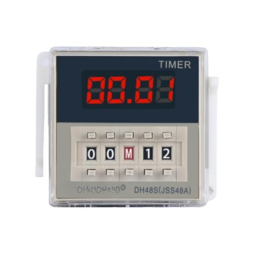 Relais temporisé 1Z multi-tension 12V 24V 220V 380V avec temporisation réglable de 48S
