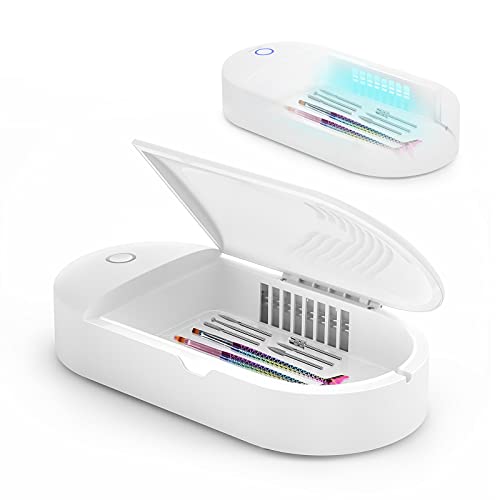 AIRSEE UV Light Sanitizer Box, UVC Cell Phone Sanitizer with 6 Minute Timer, USB Charging & Battery Powered, 360 Degree for Electronics & Beauty Tools AIRSEE UV Light Sanitizer Box, UVC Cell Phone Sanitizer with 6 Minute Timer, USB Charging & Battery Powered, 360 Degree for Electronics & Beauty Tools