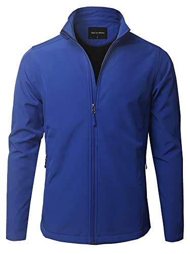 Men's Classic Basic Style Zip Up Closure Bomber Jacket