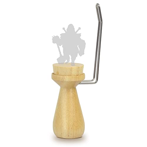Mango de madera de caucho para pintar miniaturas de wargames con base imantada WH02 alta