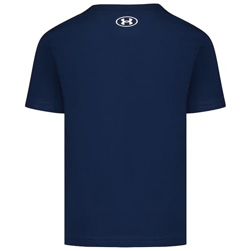 Image of Under Armour Boys' Short Sleeve Logo Graphic T-Shirt, Lightweight & Breathable, Relaxed Fit