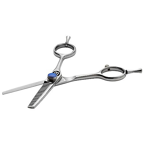Mikki Doodle, Dog, Puppy Face & Paw Thinning Scissors, Sharp & Durable Semi-Convex Blade, V-Shaped Teeth, Blunted Safety Tips - Image 2