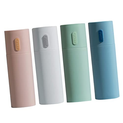 UKCOCO Estuche de Viaje Cepillo Pasta de Caja Organizadora Portátil Color Rosa Taza Multifuncional Enjuague Bucal Accesorios
